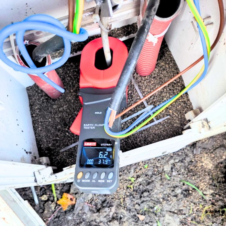 měření zemního odporu u nově zřízeného odběrného místa
